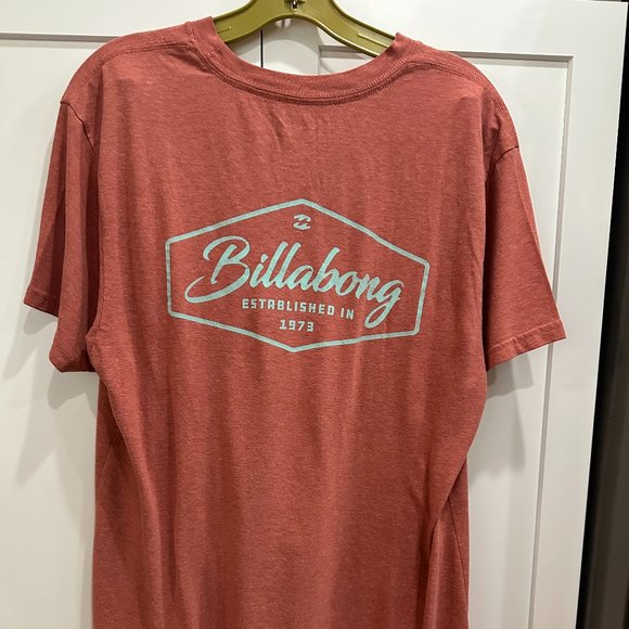 Billabong Tri-blend Orange Men's T-Shirt Size: M - Picture 4 of 5